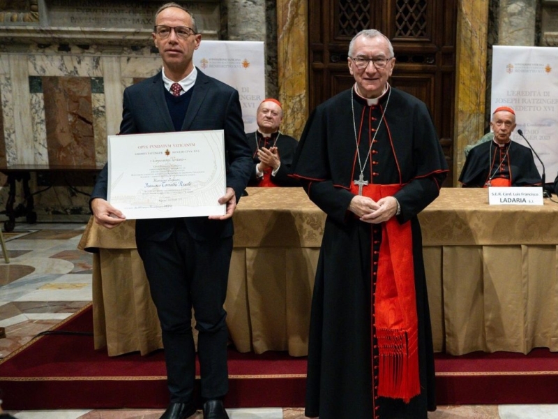 Francesc Torralba rep l'homenatge de La Salle