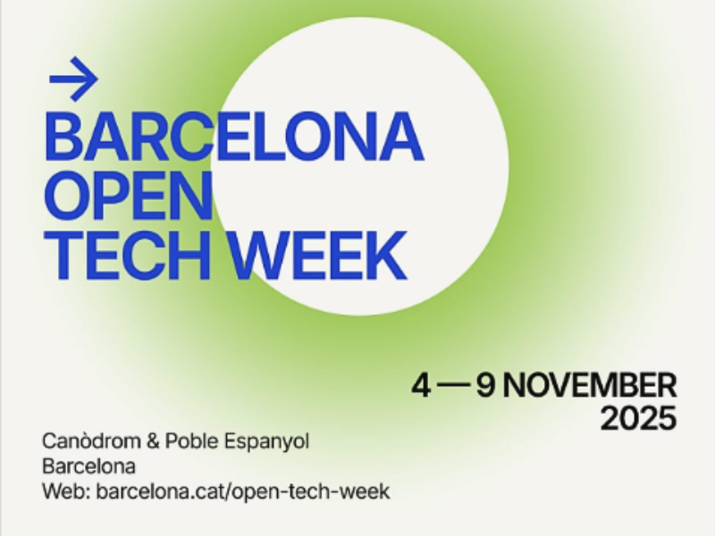 Cartel Barcelona Open Tech Week